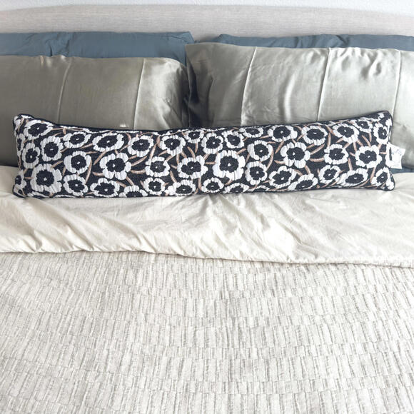 Neutral Poppy 12"x48" Long Lumbar Toss Pillow - DVF for Target - NWOT - Picture 2 of 8